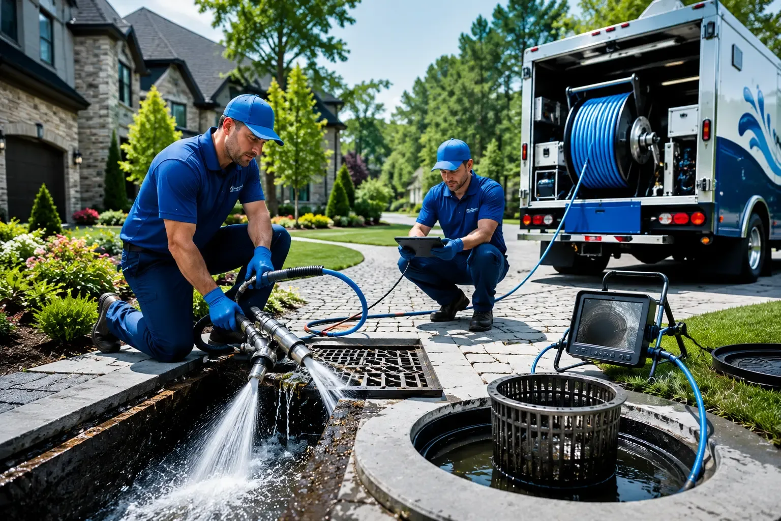 Local outdoor drain cleaning professionals in Farley, IA